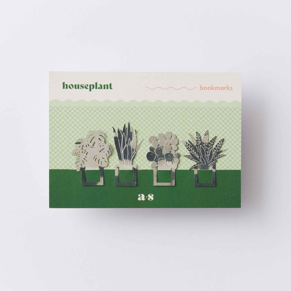 Houseplants - Bookmark Set/4