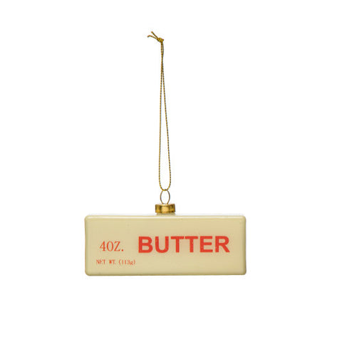 Glass Butter Ornament