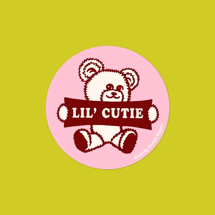 Cutie Bear Sticker