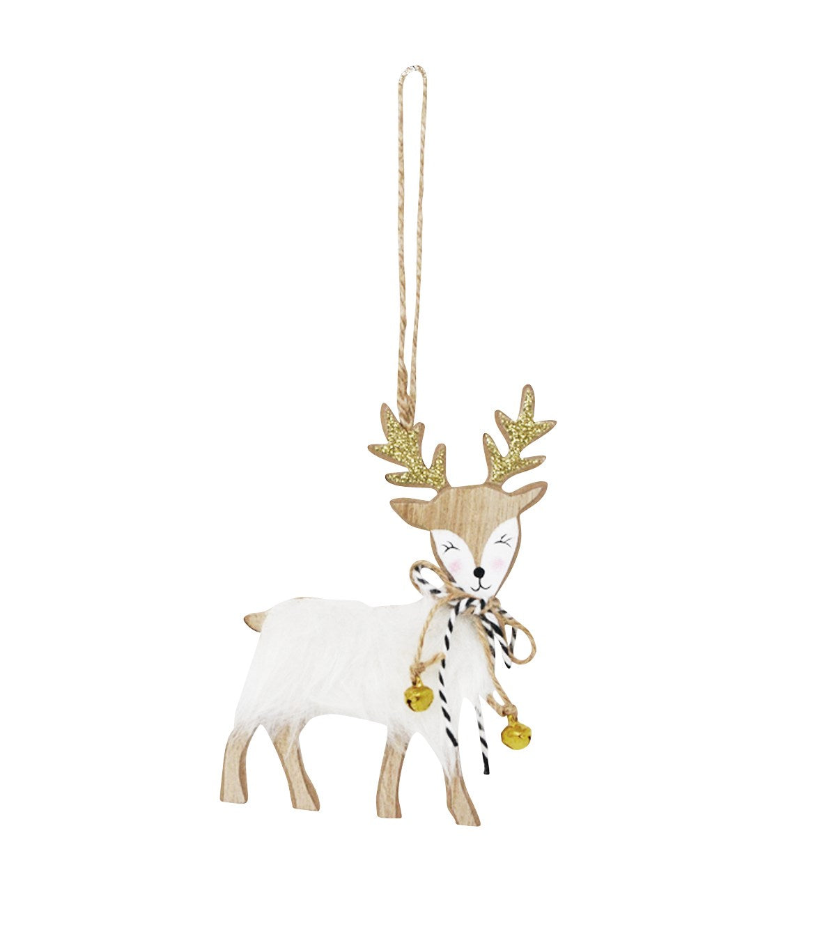 Wooden Deer Ornament