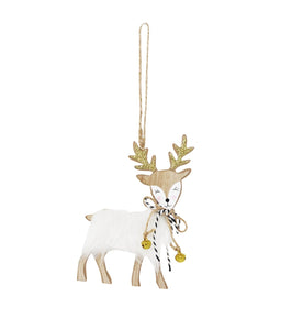 Wooden Deer Ornament