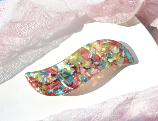 Wave Barrette - Various Colors