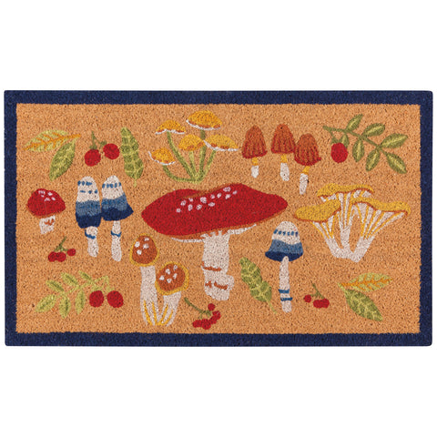 Field Mushrooms Doormat