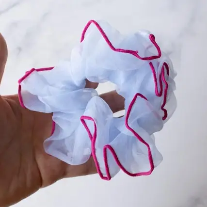 Organza 2-Tone Scrunchie
