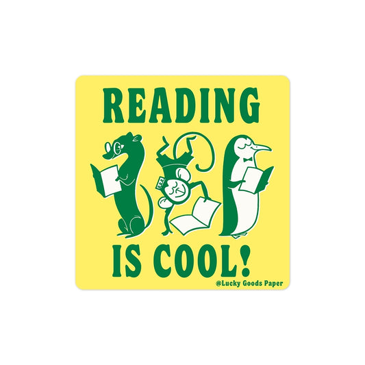 Reading Is Cool Sticker