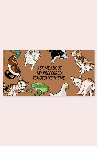 Preferred Tchotchke XL Vinyl Sticker