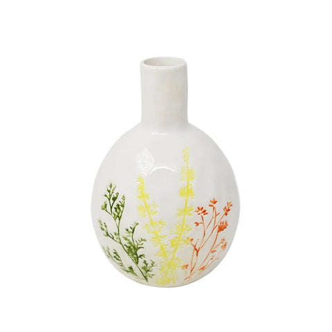 Watercolor Floral Vase