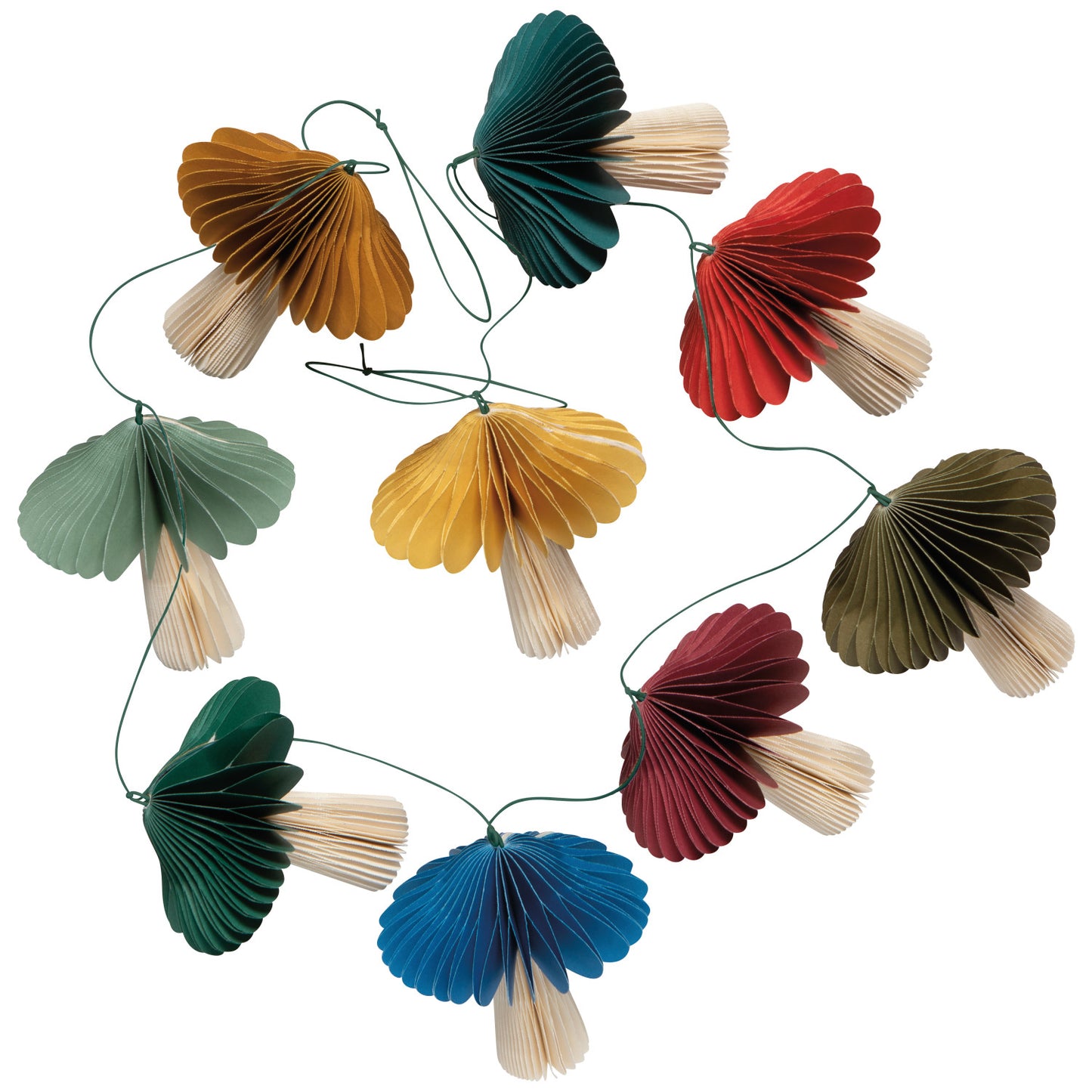 Mushroom Honeycomb Garland
