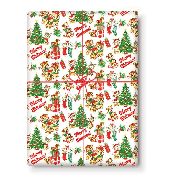 Merry Shitmas Wrapping Paper - Set/3