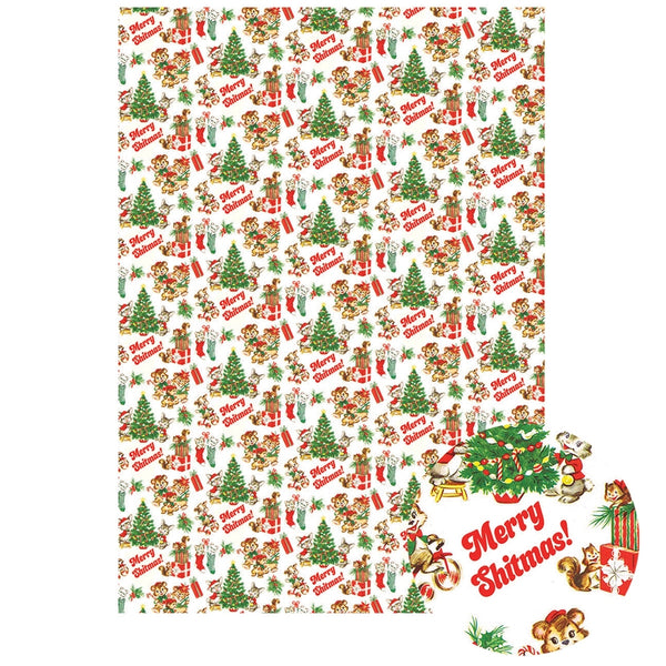 Merry Shitmas Wrapping Paper - Set/3