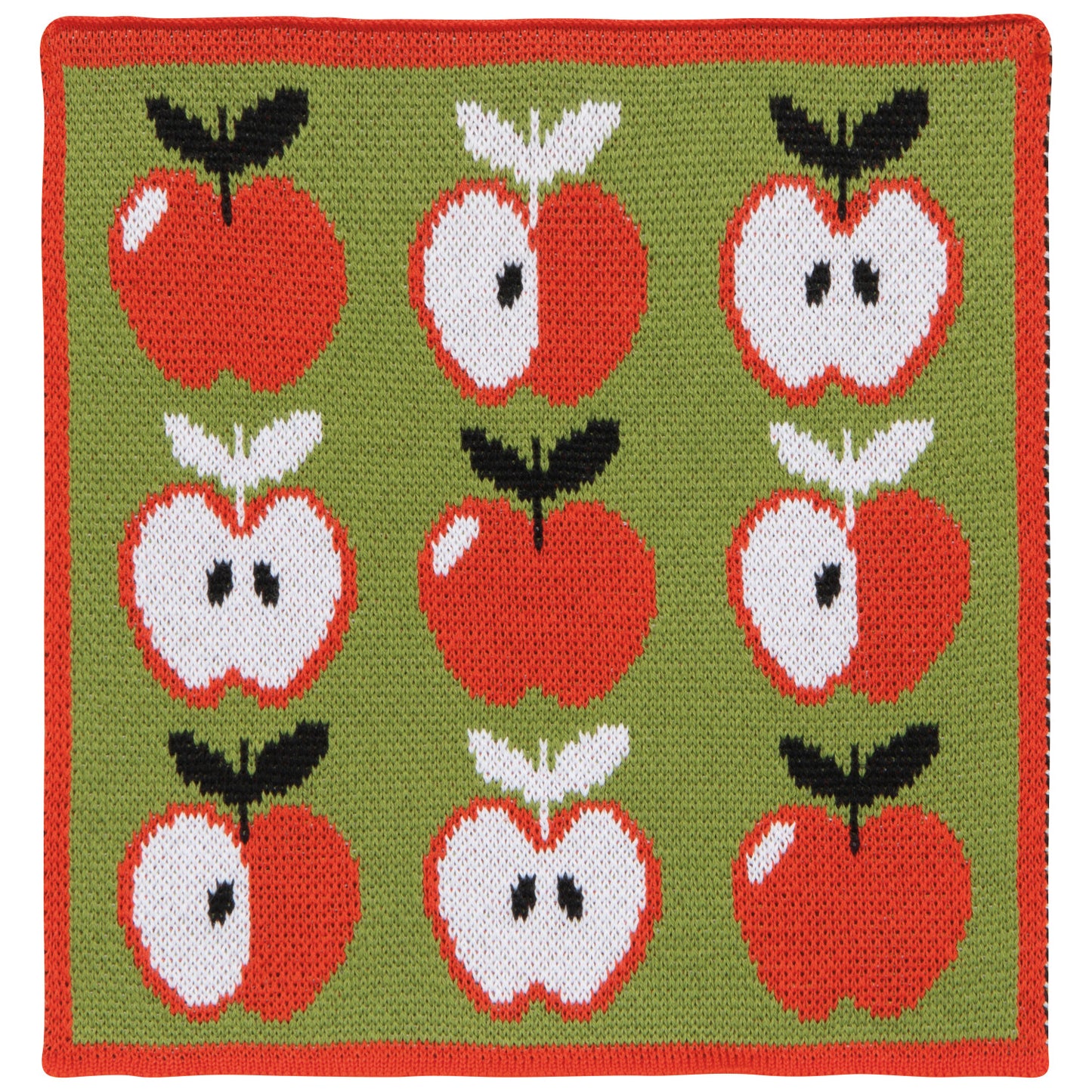 Apple A Day -  Knit Dishcloth Set