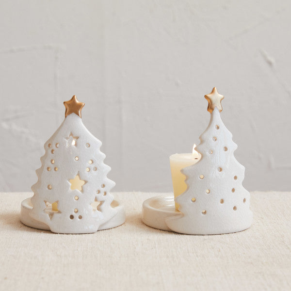 Christmas Tree Tealight Holder - 2 Styles