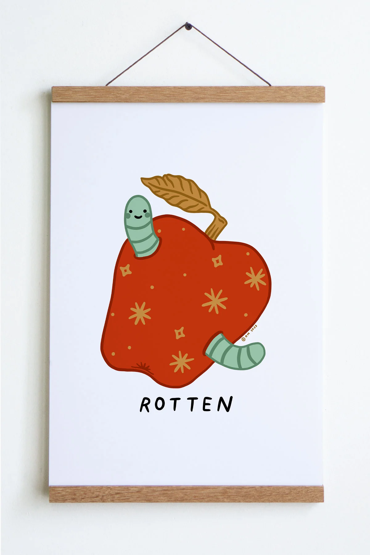 Rotten Apple Print