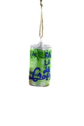 LaCroix Can Glass Ornament