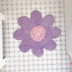 Lilac Daisy Bathmat