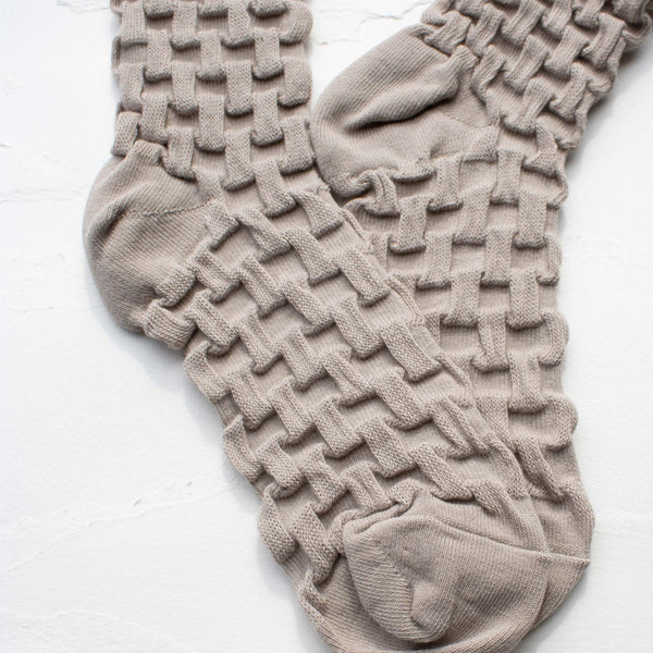 Embossed Square Socks