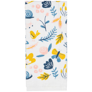 Flora Velour Dish Towel