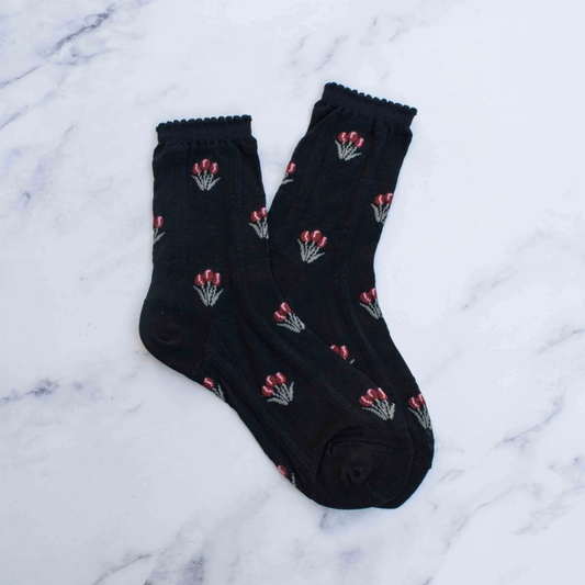 Sheer Tulip Socks
