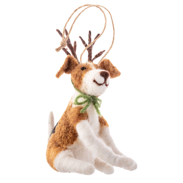 Felted Rein-Dog Ornament - 6 Styles