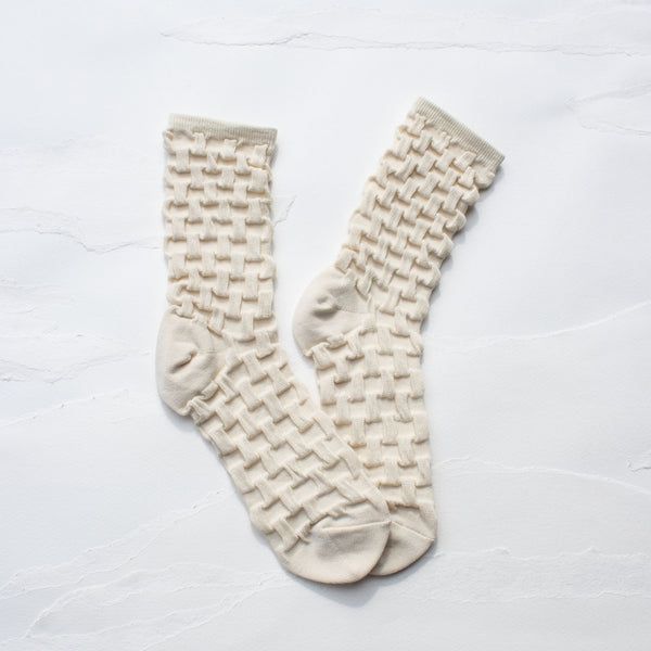 Embossed Square Socks