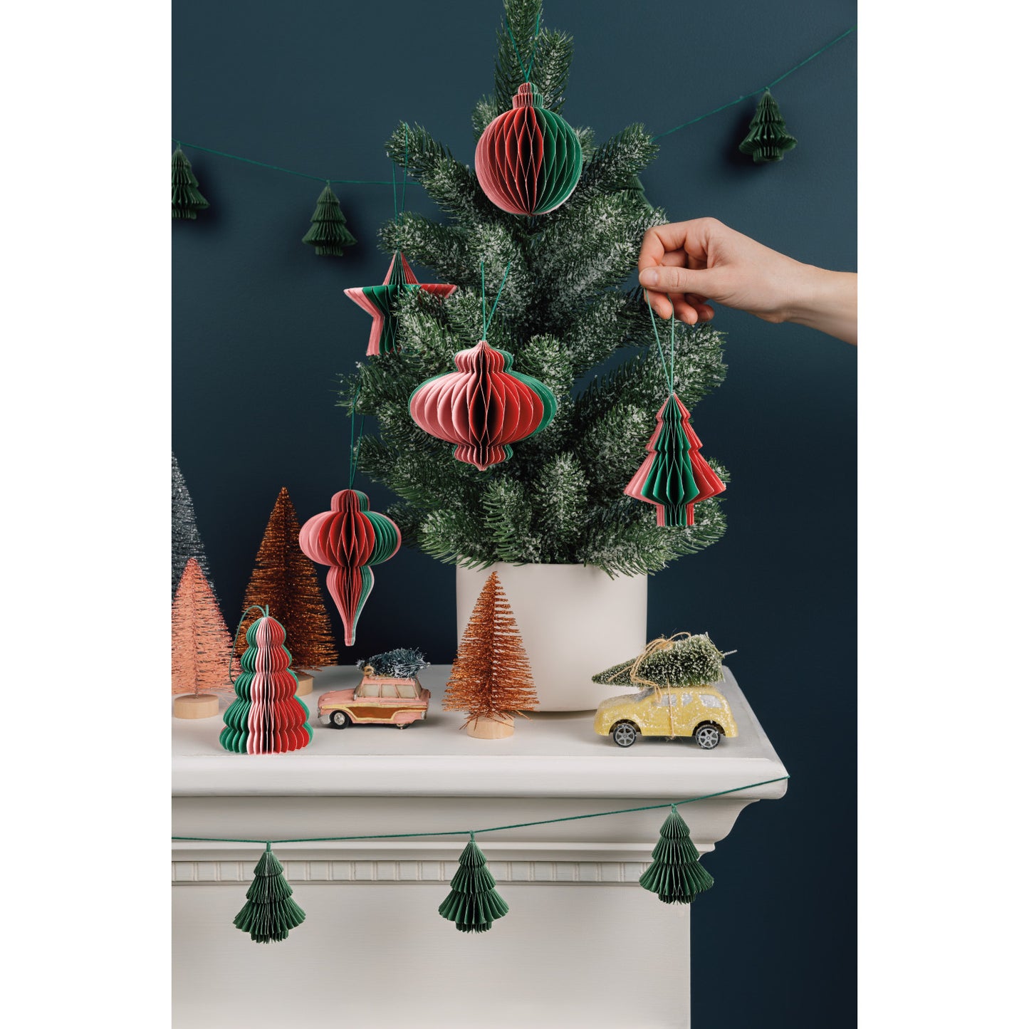 Bubble Tree Honeycomb Ornament
