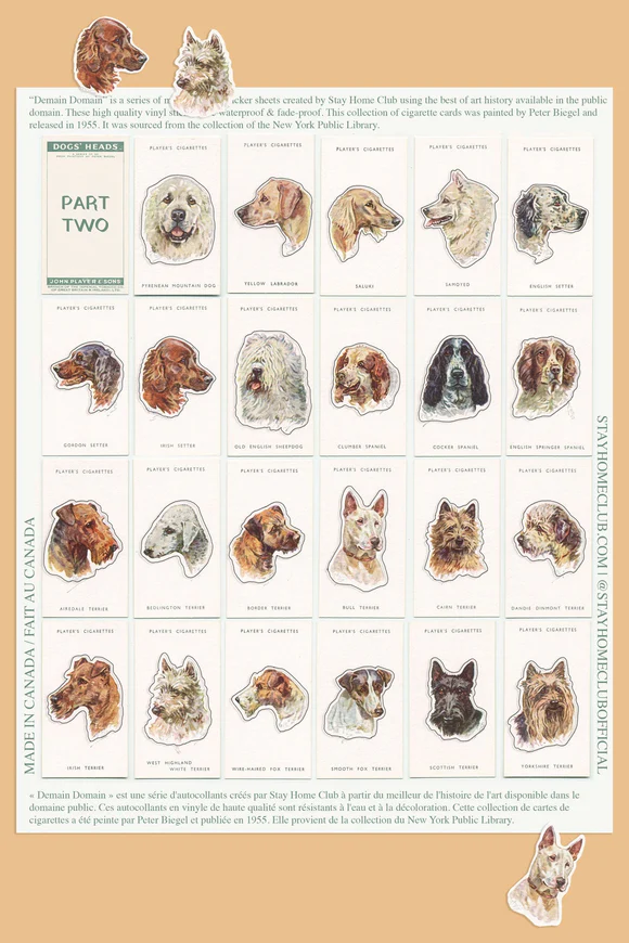 Dog's Head (pt.2) Vinyl Sticker Sheet