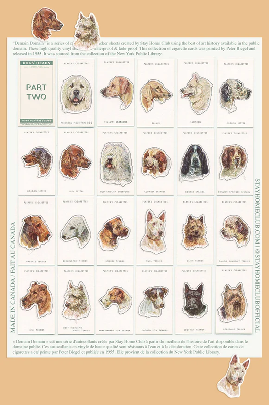 Dog's Head (pt.2) Vinyl Sticker Sheet