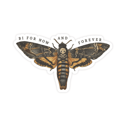 Bisexual Moth Sticker