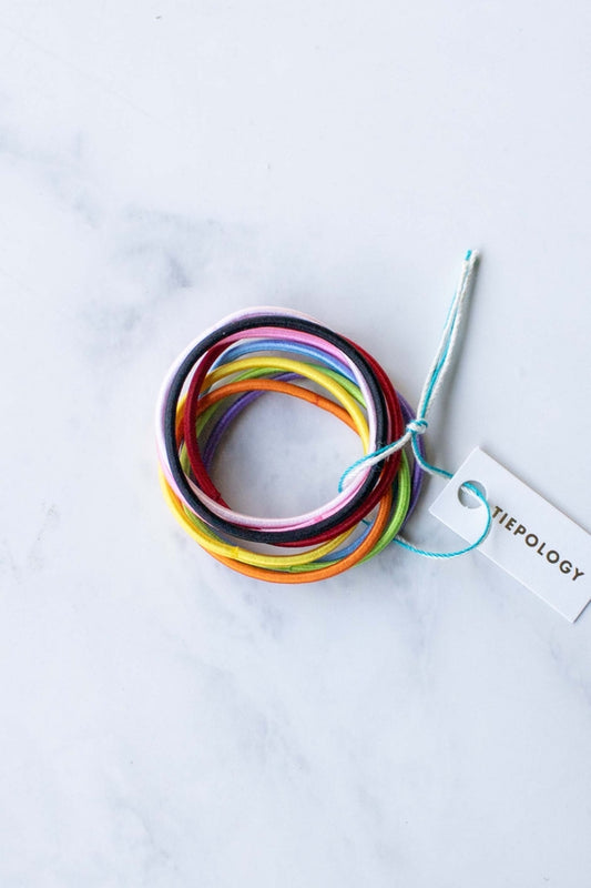 Rainbow Hair Tie Set
