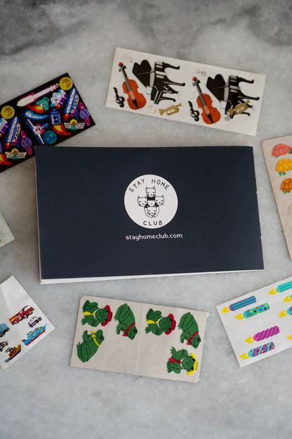 Scrappy Raccoon - Pocket Sticker Book