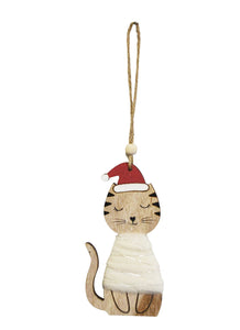 Sweatered Cat Ornament