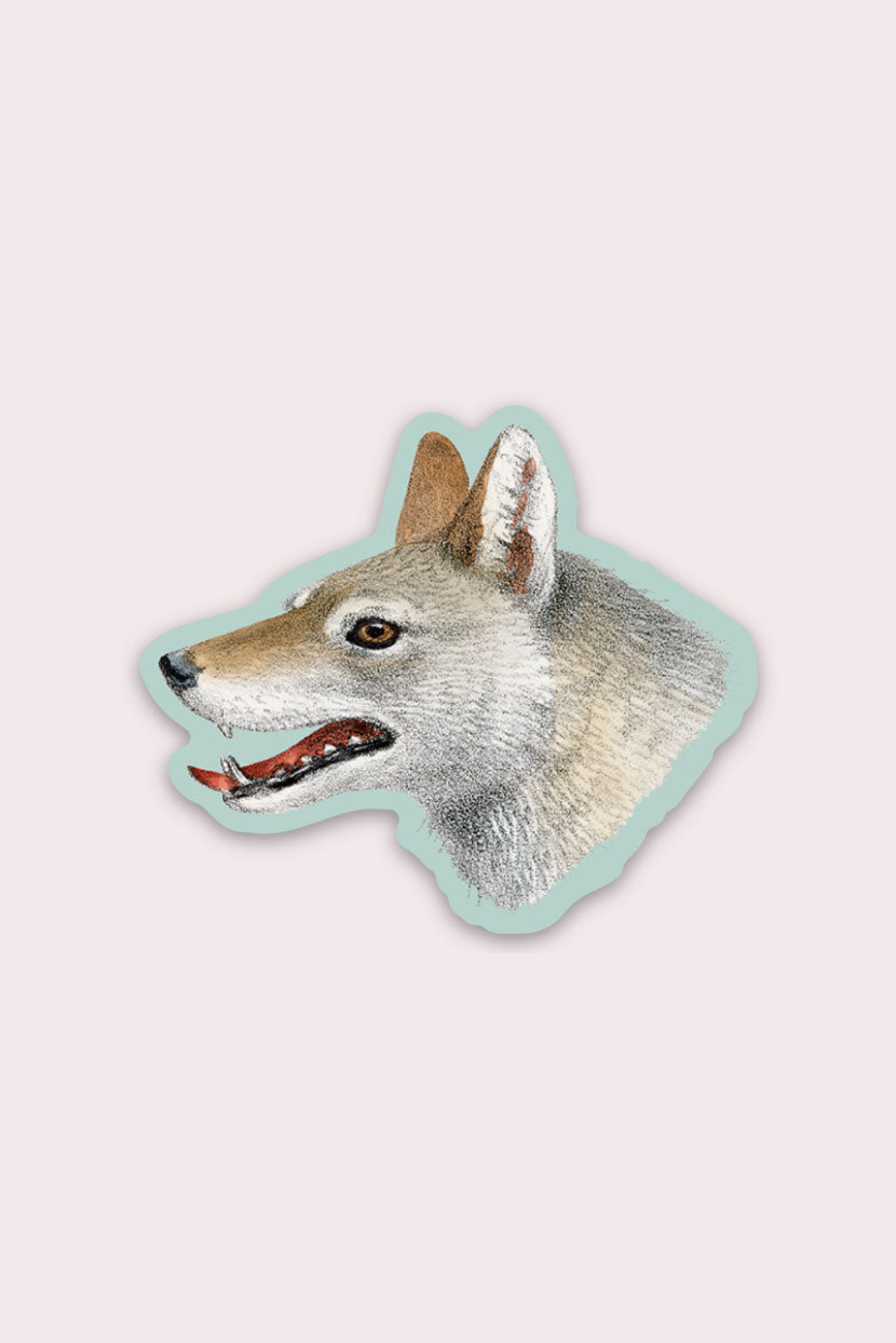 Thirsty Wolf Vinyl Sticker