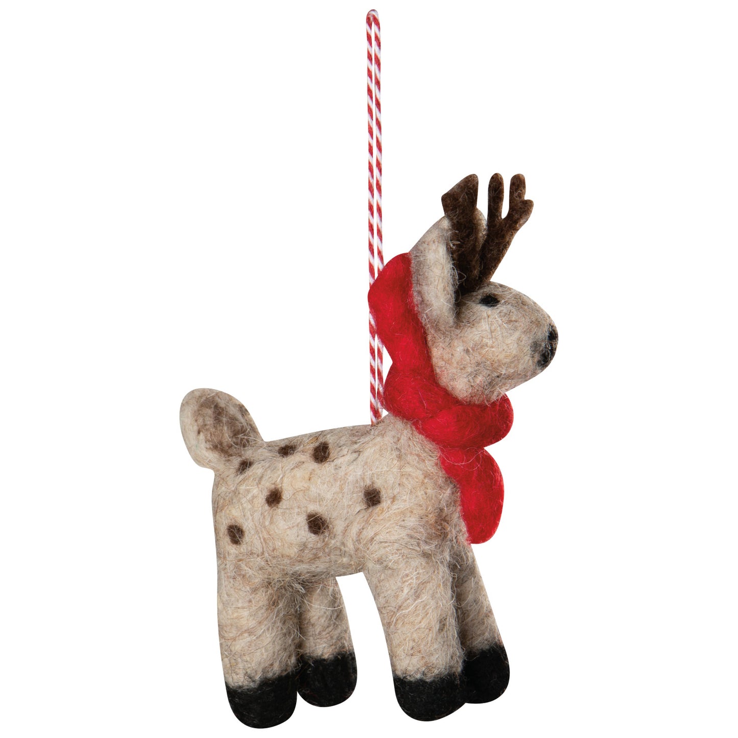 Arctic Deer Felt Ornament - 3 Colors