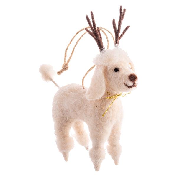 Felted Rein-Dog Ornament - 6 Styles