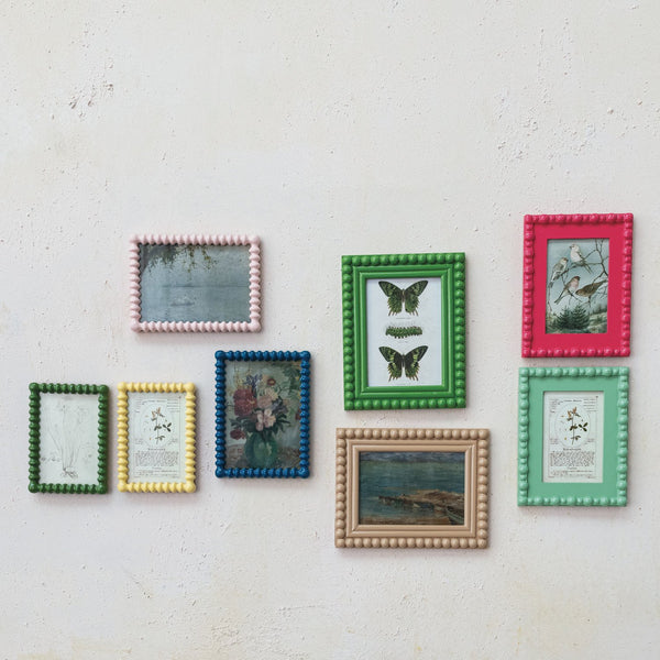 Mint Hobnail Photo Frame - 6.25x8.5"