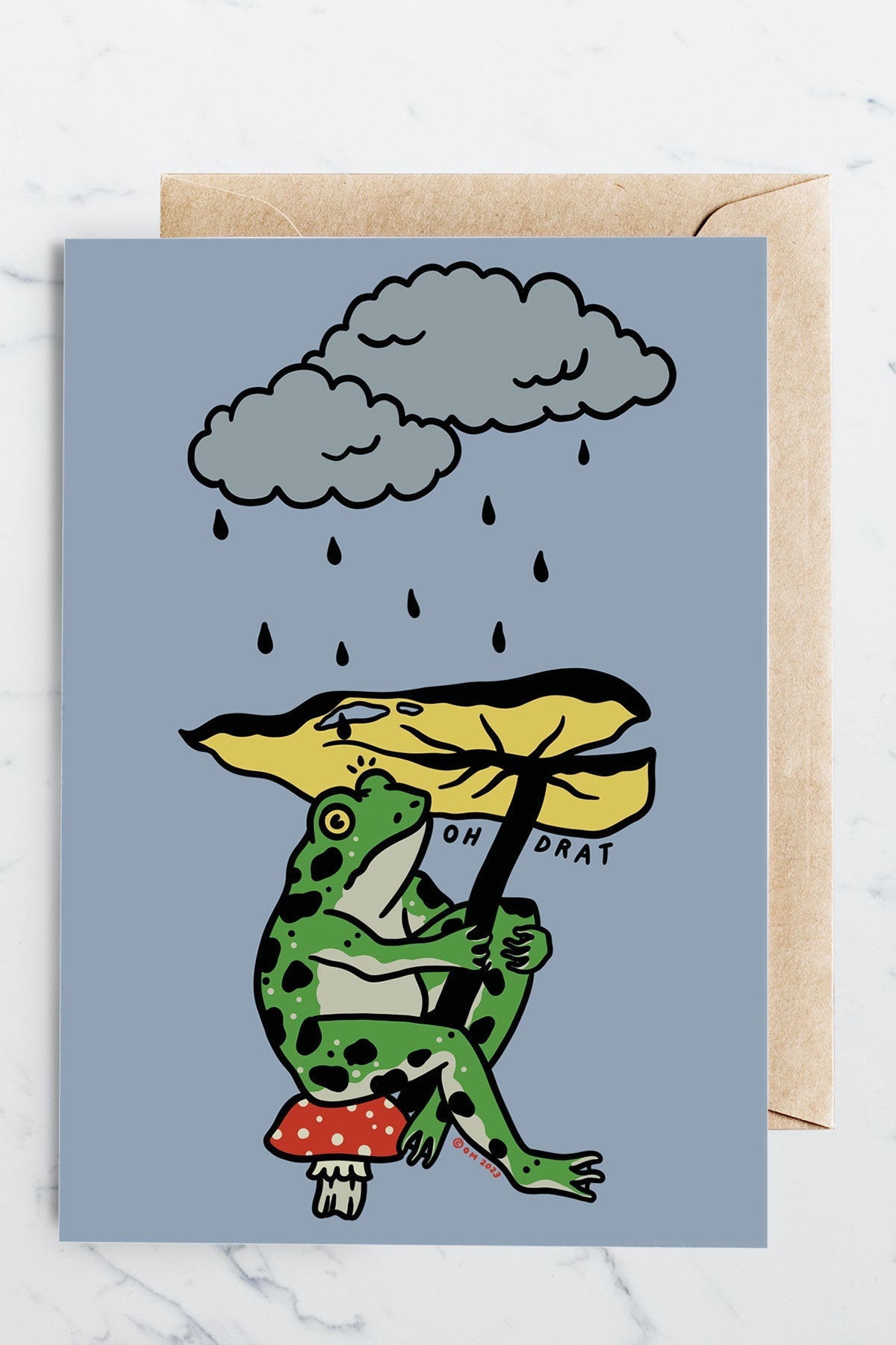 Oh Drat (Frog) Card