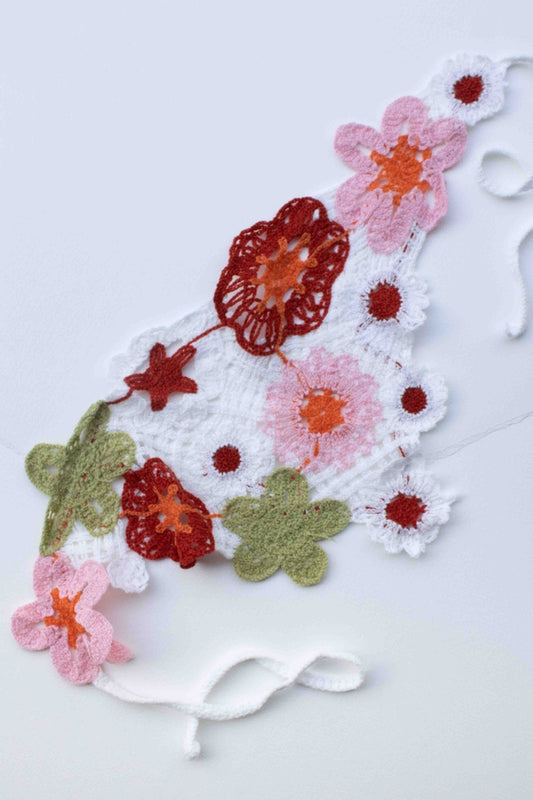 Ocean Breeze Crochet Hair Scarf