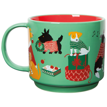 Holiday Hounds Mug & Socks Set