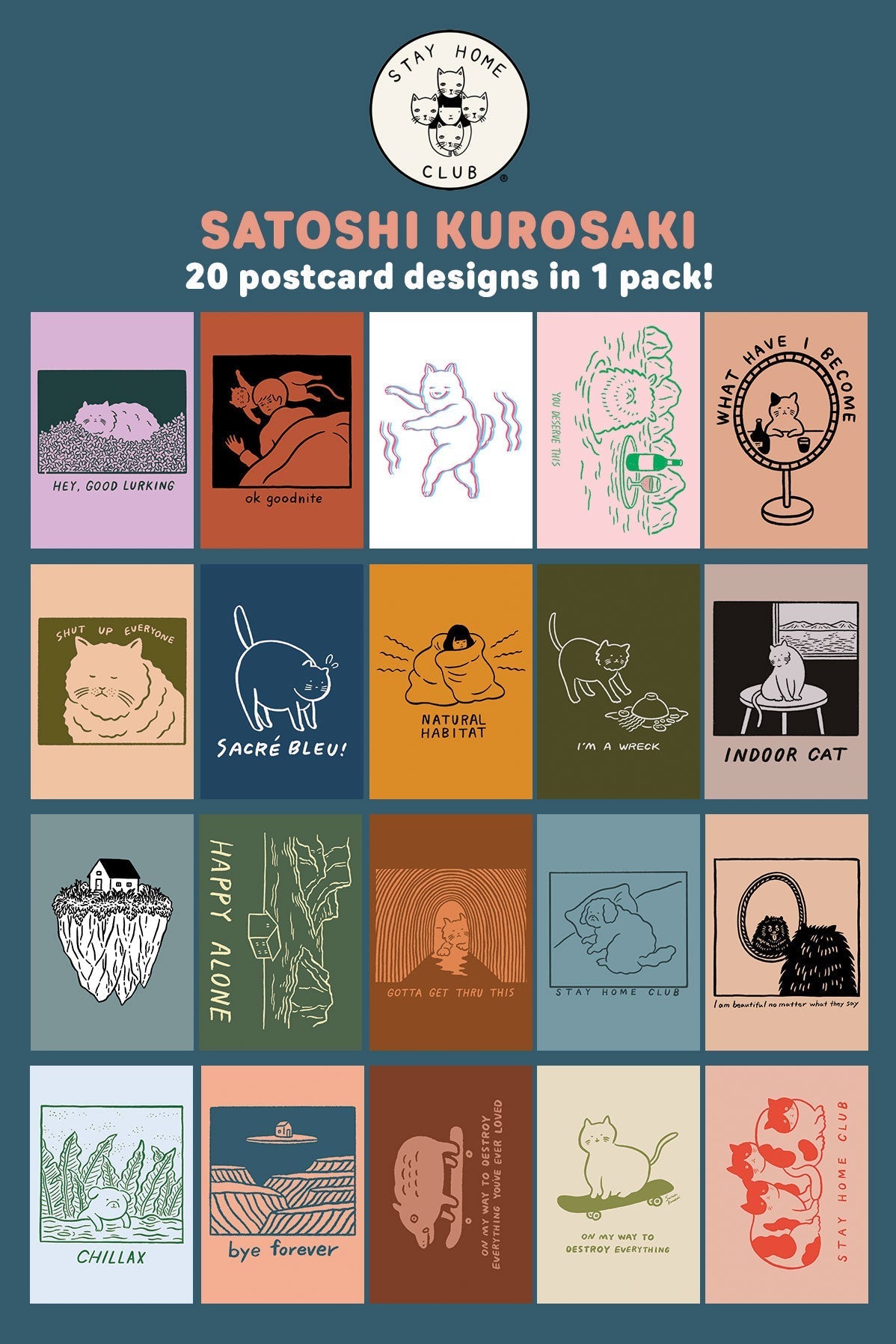 Satoshi Kurosaki - Postcard Pack