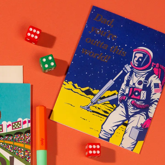 Astronaut Fathers Day Card