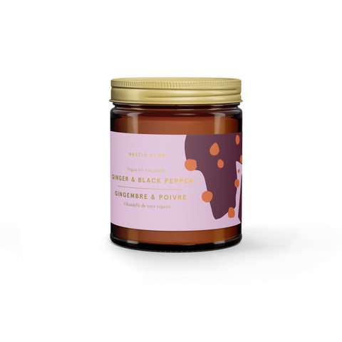 Ginger + Black Pepper - Baltic Club Candle