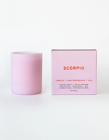 Scorpio - Zodiac Candle