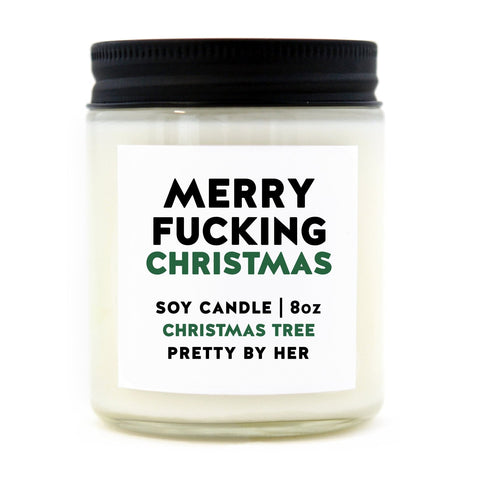 PBH Merry Fucking Christmas Candle