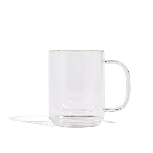 Clear Double Walled Mug Set