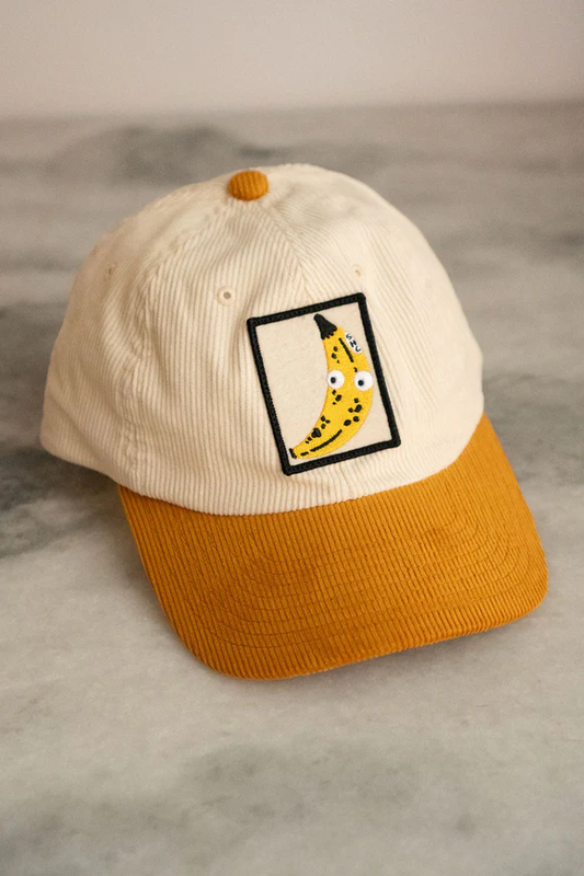 Googly Banana Corduroy Hat