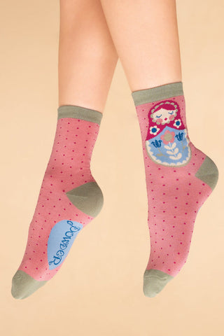 Ankle Sock - Matryoshka Pink