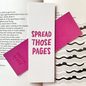 Spread Those Pages Bookmark