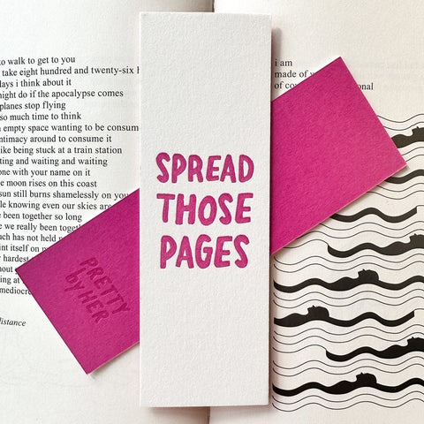 Spread Those Pages Bookmark