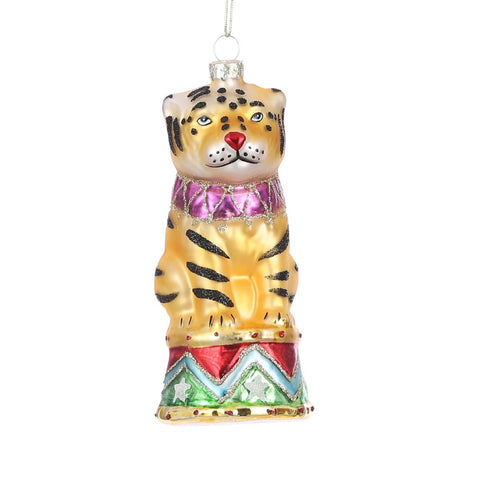 Gold Tiger - Vintage Glass Ornament