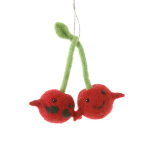 Cherries In Love Ornament